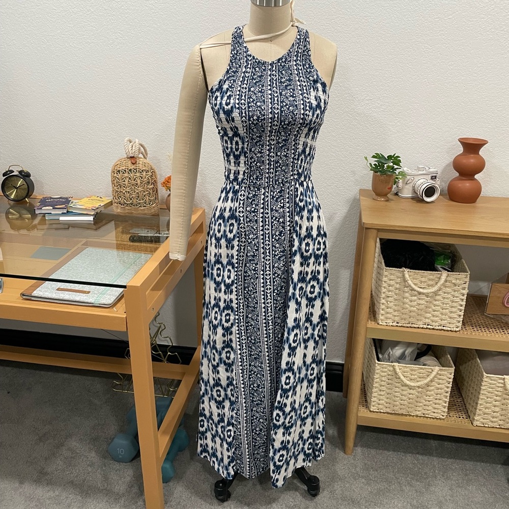 Printed maxi dress